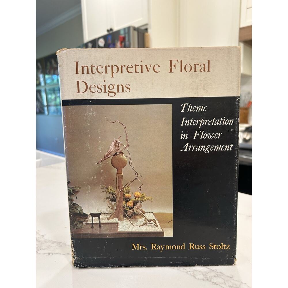 Vtg 1972 Interpretive Floral Design HBDJ Modern Art Japanese Flower Arranging - Picture 3 of 16